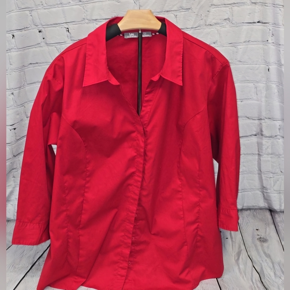 Lee Riders Women's Button-up Blouse, 3X
